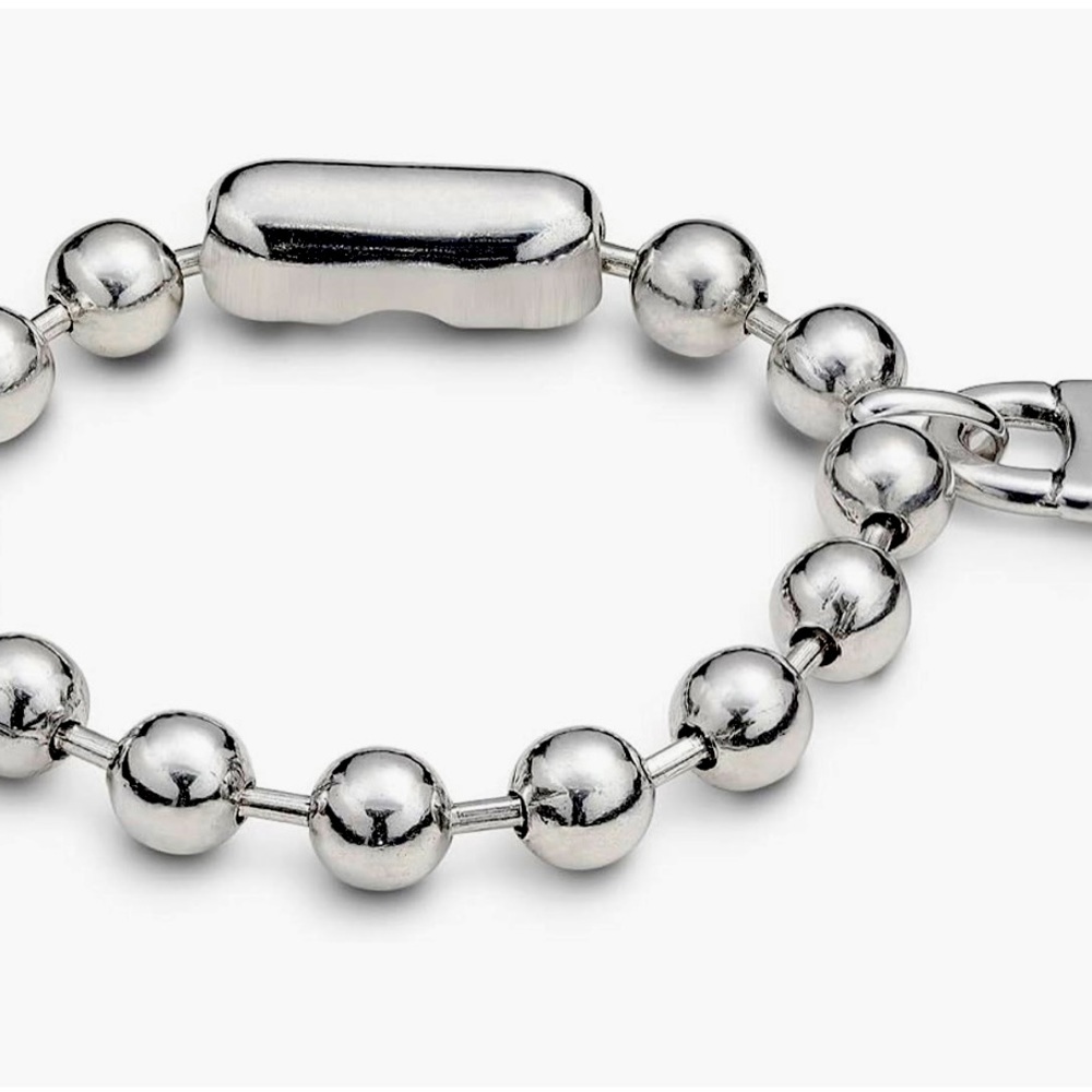 Silver plated Unode50 bracelet.